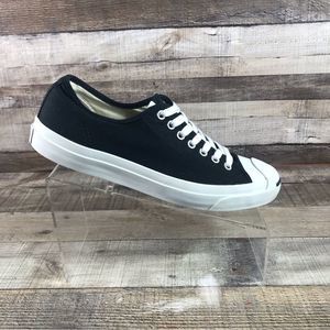 Converse Unisex Jack Purcell CP Ox Black/White Canvas Sneakers Mens 8 Wm’s 9.5